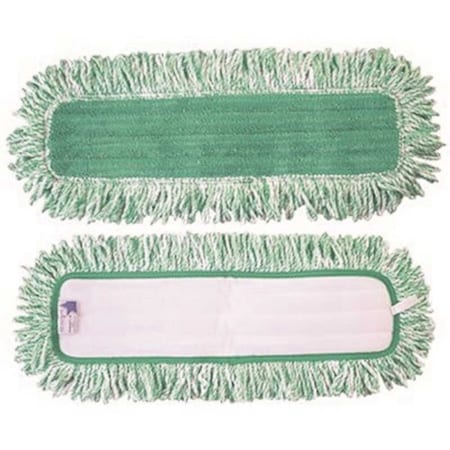 Renown 36 in. Green Microfiber Dust Mop with Fringe, 3PK MPFG336